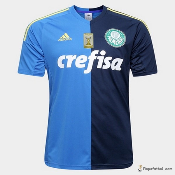 Camiseta Palmeiras Replica Tercera Ropa 2016/17 Azul